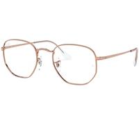 Ray-Ban Hexagonal RX6448 3094, Oro, Metal, Unisex occhiali 48