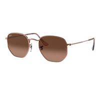 RAY-BAN Hexagonal - Unisex - Marrone - Taglia unica- modello 2026