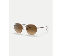Ray-Ban - Jack - Occhiali da sole polarizzati irregolari color rame con lenti marroni L