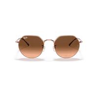 Ray - Ban Unisex Ray - Ban RB3565 JACK 9035A5 Occhiali da sole Metallo Bronzo Rosa Geometrica Normale Sfumato