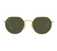 Ray-ban Jack Rb 3565 Occhiali Da Sole Unisex Oro Rotondo Verde 51mm