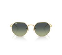 Ray-ban Jack Rb 3565 Occhiali Da Sole Unisex Oro Rotondo Verde 51mm