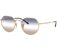 Ray-Ban Jack RB3565 001/GD, Oro, Metal, Unisex occhiali da sole 53