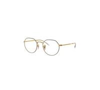 Ray - Ban Unisex RX6465 JACK 2890 Montature da vista Metallo Oro Trasparente Geometrica Normale