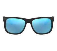 Ray-ban Justin Rb 4165 Occhiali Da Sole Unisex Nero Squadrato Blu 51mm