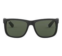 Ray-ban Justin Rb 4165 Occhiali Da Sole Unisex Nero Squadrato Verde 55mm