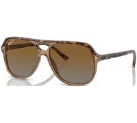 Ray - Ban Bambino RJ9096S JUNIOR BILL 7152T5 Occhiali da sole Acetato Oro Marrone Squadrata Polarizzata