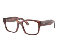 Ray - Ban Unisex Ray - Ban RX7256 LAURENE 8315 Montature da vista Acetato Marrone Trasparente Squadrata Normale