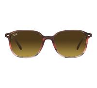 Ray-ban Leonard Rb 2193 Occhiali Da Sole Unisex Avana Geometrico Marrone 53mm