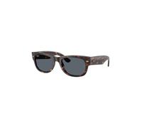 Ray-Ban - Mega Wayfarer II - Occhiali da sole squadrati colore havana con lenti blu-Marrone M