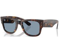 Ray - Ban Unisex RB0840S MEGA WAYFARER 902/56 Occhiali da sole Acetato Tartaruga Blu Squadrata Normale