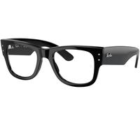 Ray-Ban Mega Wayfarer RX0840V 2000, Nero, Propionate, Unisex occhiali 51