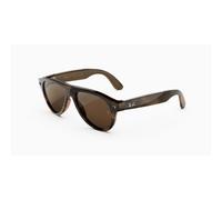 Ray-Ban Meta Gen 3 Zena - Occhiali Smart AI - Nero Lucido | Oltre 8 h di batteria, array a 6 microfoni, montatura sottile - lenti trasparenti con filtro luce blu, antiriflesso