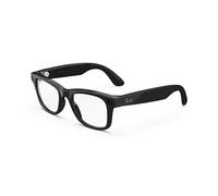 Ray-Ban Meta Smart Glasses - Wayfarer, Montatura: Nero Lucido, Lenti: Trasparente, Regular