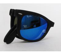 RAY BAN mod: 0RB4105 601s BLACK MATTE 50 LENS CRISTAL BLUE MIRROR
