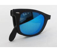 RAY BAN mod: 0RB4105 601s BLACK MATTE 50 LENS POLAR CRISTAL BLUE MIRROR