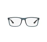 Ray - Ban Unisex Ray - Ban RX8908 5719 Montature da vista Nylon Blu Trasparente Squadrata Normale