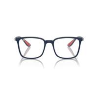 Ray-Ban Montatura unisex per adulti, Occhiali blu opaco/demo, 54 mm