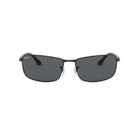 Ray - Ban Uomo RB3498 N/A 006/81 Occhiali da sole Metallo Nero Grigio Squadrata Polarizzata