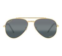 Ray-ban New Aviator Rb 3625 Occhiali Da Sole Unisex Oro Pilot Grigio 58mm Polarizzato