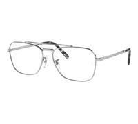 Ray - Ban Unisex Ray - Ban RX3636V NEW CARAVAN 2501 Montature da vista Metallo Argento Trasparente Squadrata Normale