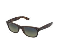 Ray - Ban Unisex RB2132 NEW WAYFARER 894/76 Occhiali da sole Iniettato Tartaruga Blu Squadrata Polarizzata
