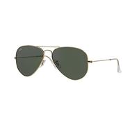 OCCHIALE RAY BAN AVIATOR LARGE METAL 0RB3025 L0205 GOLD FRONTALE ORO LENTI GREY GREEN