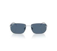 Ray-Ban Occhiali da, Argento/Blu scuro, 56 mm