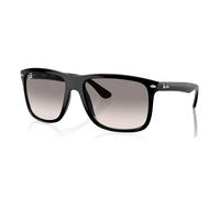 Ray - Ban Unisex RB4547 BOYFRIEND TWO 601/32 Occhiali da sole Iniettato Nero Grigio Squadrata Normale Sfumato