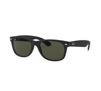 Ray - Ban Unisex Ray - Ban RB2132 NEW WAYFARER 622 Occhiali da sole Iniettato Nero Verde G15 Squadrata Normale