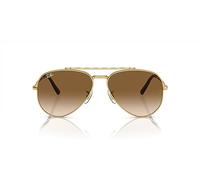 Ray-Ban Occhiali da sole da donna Rb3625 New Aviator, Oro/Marrone chiaro sfumato, 58 mm