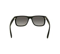 Ray-Ban Occhiali da sole Justin in gomma nera, Moderni RB4165 602488 55