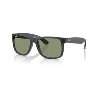 Ray - Ban Uomo Ray - Ban RB4165 JUSTIN 687382 Occhiali da sole Nylon Grigio Verde Squadrata Normale