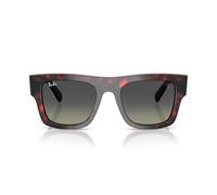 Ray-Ban Occhiali da sole quadrati Rb2217m Scuderia Ferrari Collection, Red Havana/Grey Gradient, 53 mm
