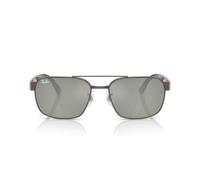 Ray-Ban Occhiali da sole quadrati Rb3751, Rame/Verde Specchio Argento, 61 mm