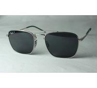 RAY-BAN Occhiali Da Sole RB 3588 9251/81 NUOVI Argento Polarizzati