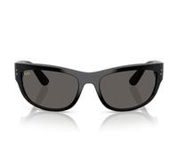 Ray - Ban Unisex RB2289 MEGA BALORAMA 6826J5 Occhiali da sole Acetato Nero Grigio Pillow Normale