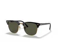 Ray - Ban Unisex RB3016 CLUBMASTER W0365 Occhiali da sole Acetato Nero G15 Squadrata Normale