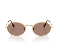 Ray-Ban Occhiali da Sole RB3547 001/1A Oval Oro/Viola Unisex 51/21/145