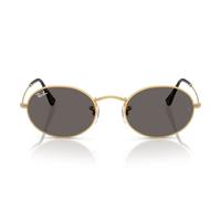 Ray-Ban Occhiali da Sole RB3547N 001/B1 Oval Oro/Grigio Scuro Unisex 51/21/145
