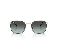 Ray-Ban Occhiali da sole Rb3694 Jim Square, Nero su Oro/Blu Vintage Gradiente Nero, 53 mm