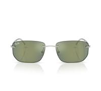 Ray-Ban Occhiali da Sole RB3768 003/6R Argento/Grigio Verde Specchiato Unisex 56/17/145