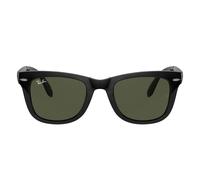 Ray-Ban Occhiali da Sole RB4105 601 Wayfarer Folding Nero/Verde G-15 Unisex 54/20/140
