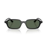 Ray-Ban Occhiali da sole unisex NOWNESS Full Rim, Nero - Verde Scuro, 52 mm