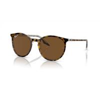 Ray - Ban Unisex RB2204 139357 Occhiali da sole Acetato Marrone Marrone Pantos Polarizzata