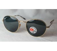 Ray-Ban Occhiali Da Sole Square RB 3582 001/3R Gr.53 Nuovo Oro - Polarizzato