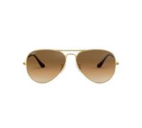 Ray-Ban Occhiali da Sole Unisex-Adulto, Oro (Gold), 55 mm