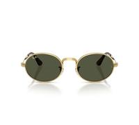 Ray - Ban Unisex Ray - Ban A$AP Rocky RB3931 001/31 Occhiali da sole Metallo Oro Verde Pillow Normale