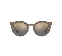 Ray-Ban Occhiali da sole unisex Rb3710 Bonnie Chromance, Grigio su rame/grigio, sfumato, blu scuro, polarizzato, 50 mm