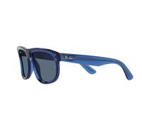 Ray-Ban Occhiali da sole unisex Rbr0501s Boyfriend Reverse, blu navy/blu scuro, 56 mm